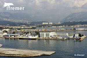 View of Ifremer site in Toulon